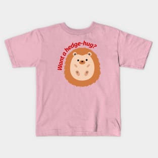 Hedgehog hugs Kids T-Shirt
